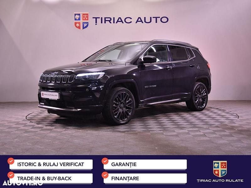 Culoarenegru Utilizat 2021 Jeep Compass SUV | 19.700 EUR (Preț OK) - Imagine 1/4