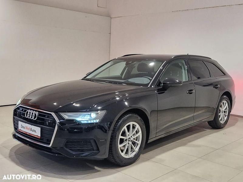 Negru normal Utilizat 2021 Audi A6 Break | 29.750 EUR (Preț bun) - Imagine 1/4