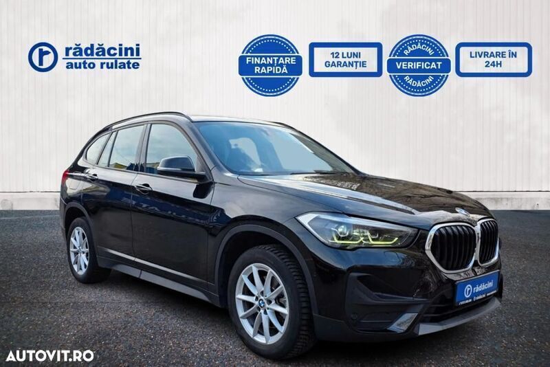 Negru Utilizat 2019 BMW X1 SUV | 21.700 EUR (Puțin scump) - Imagine 1/4