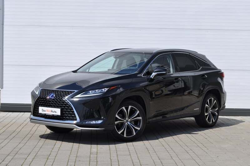 Negru metalic perleffect Utilizat 2020 Lexus RX450h SUV | 45.750 EUR - Imagine 1/4