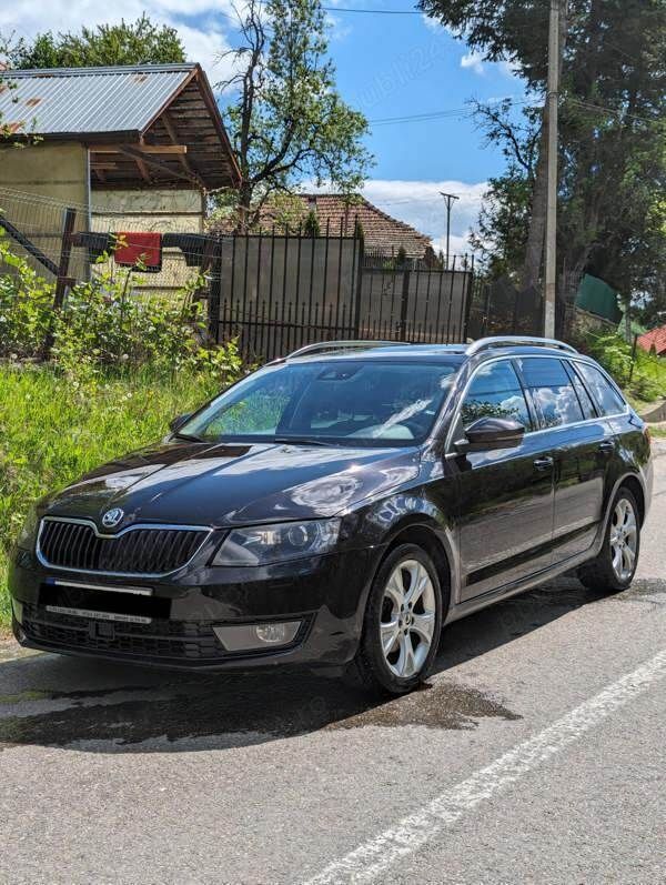 Negru Utilizat 2014 Skoda Octavia Break | 9.200 EUR (Preț OK) - Imagine 1/4