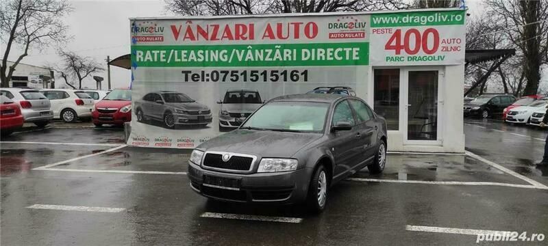 Gri Utilizat 2002 Skoda Superb Berlinǎ | 2.999 EUR - Imagine 1/4
