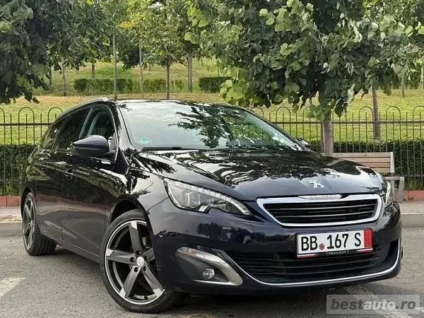 Negru Utilizat 2015 Peugeot 308 Break | 7.450 EUR - Imagine 1/4