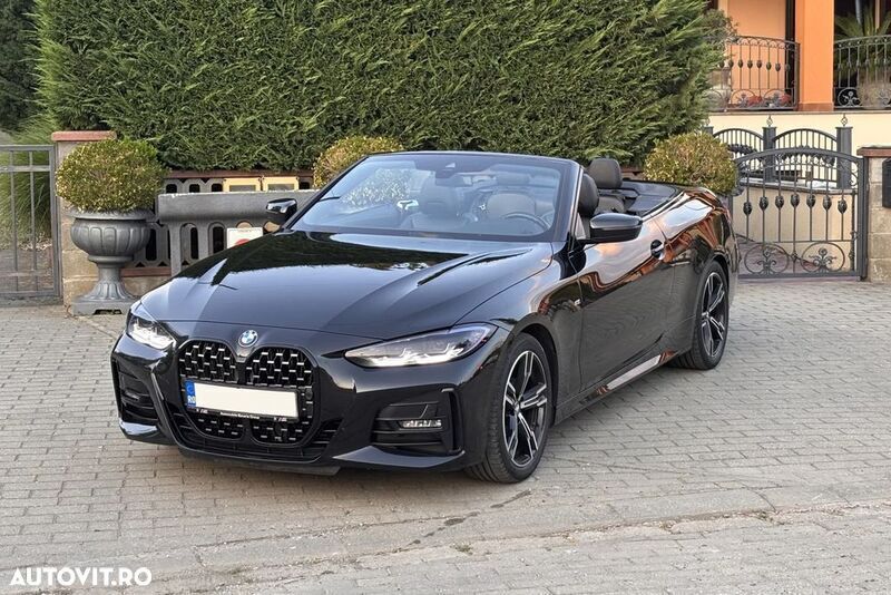 Negru Utilizat 2021 BMW 420 Sport Line Cabrio | 33.900 EUR (Preț OK) - Imagine 1/4