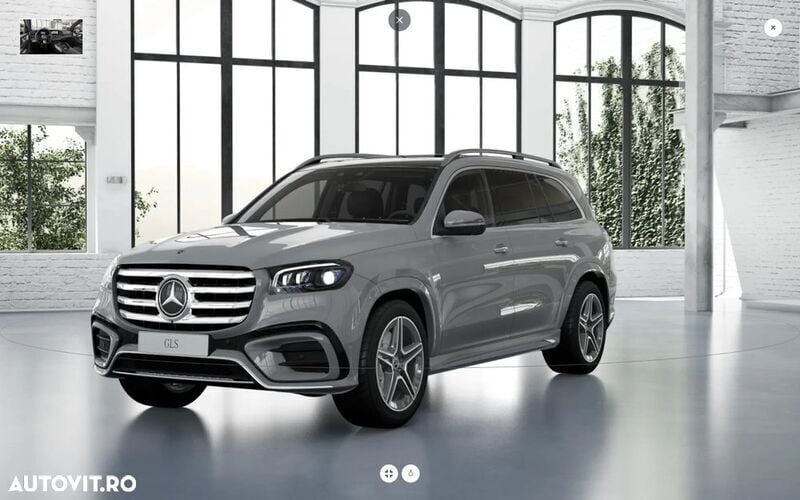 Gri Nouă 2025 Mercedes GLS450 SUV | 130.522 EUR (Preț bun) - Imagine 1/4