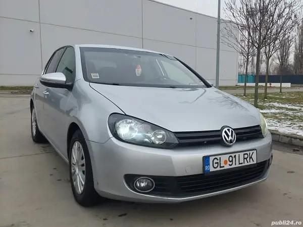 Second-hand VW Golf VI Trendline 105 CP (77 kW) 2010 Argintiu Hatchback