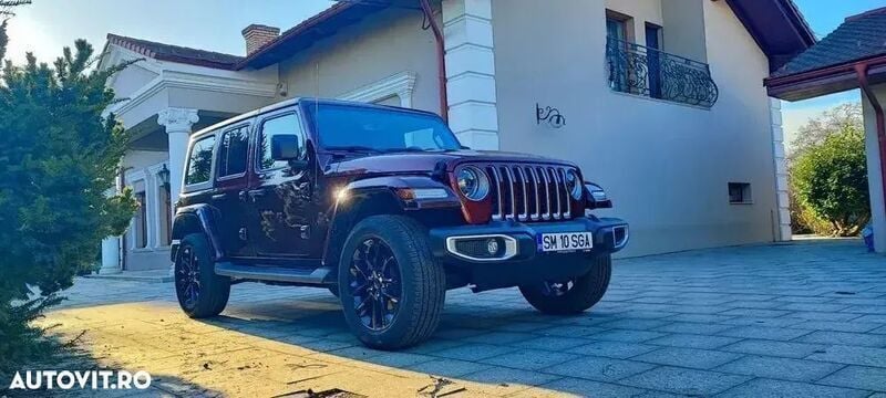 Rosu Utilizat 2022 Jeep Wrangler Sahara SUV | 45.900 EUR (Super Preț) - Imagine 1/4