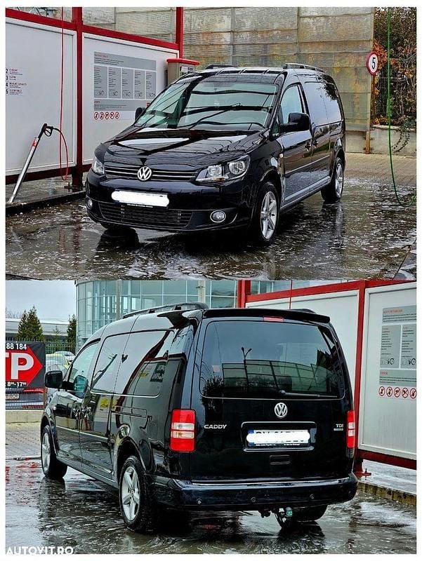 Second-hand VW Caddy Edition 102 CP (75 kW) 2011 Culoarenegru Monovolum