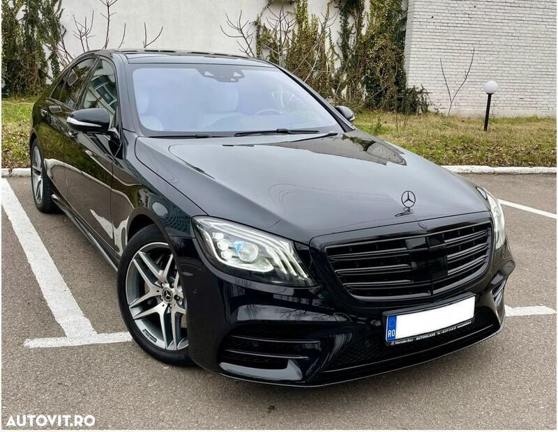 Negru Utilizat 2020 Mercedes S350 Berlinǎ | 52.900 EUR (Preț bun) - Imagine 1/4