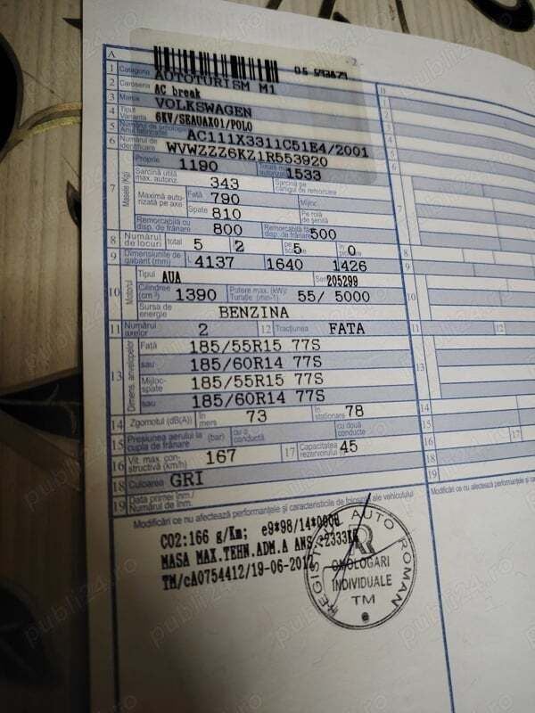 Utilizat 2002 VW Polo Break | 799 EUR - Imagine 1/3