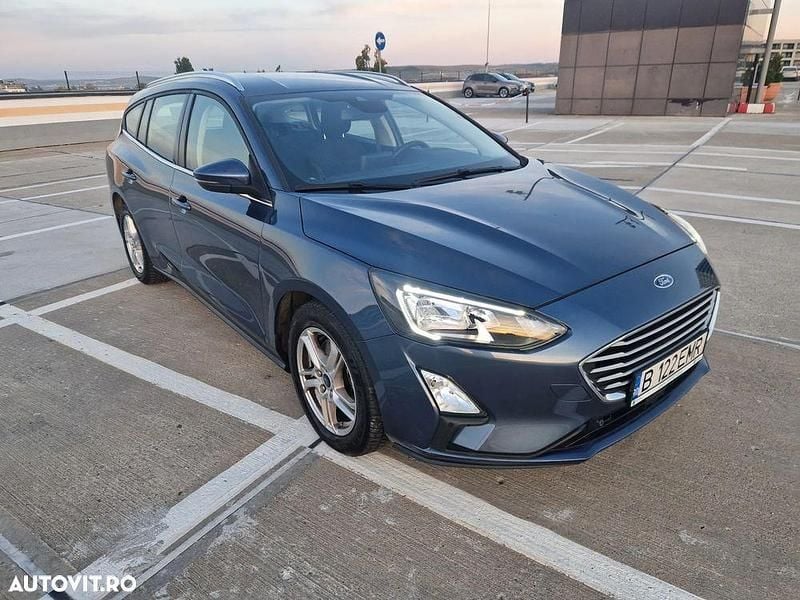Culoarealbastru Utilizat 2021 Ford Focus Break | 13.150 EUR (Preț OK) - Imagine 1/4