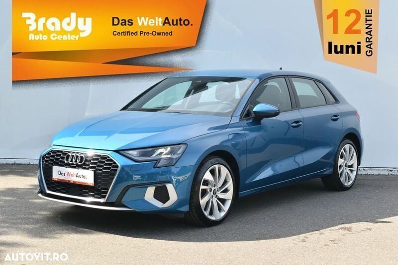 Albastru Utilizat 2021 Audi A3 Sportback e-tron Berlinǎ | 23.900 EUR - Imagine 1/4