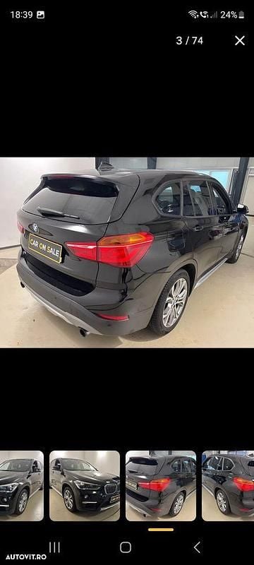 Second-hand BMW X1 Sport Line 190 CP (139 kW) 2016 Culoarenegru SUV