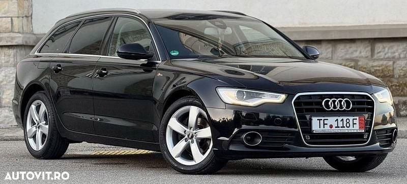 Culoarenegru Utilizat 2015 Audi A6 S-Line Break | 12.390 EUR (Super Preț) - Imagine 1/4