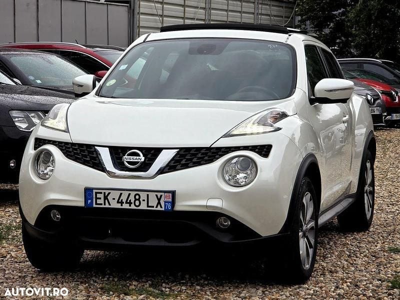 Alb Utilizat 2017 Nissan Juke Tekna SUV | 8.799 EUR (Preț OK) - Imagine 1/4