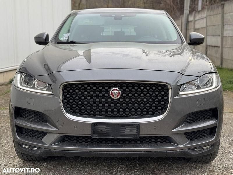 Gri Utilizat 2019 Jaguar F-Pace Prestige SUV | 17.050 EUR (Super Preț) - Imagine 1/4