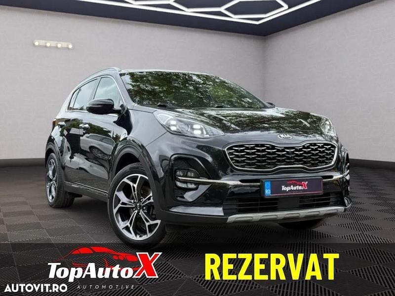 Negru Utilizat 2021 Kia Sportage 4 SUV | 24.999 EUR (Preț OK) - Imagine 1/4