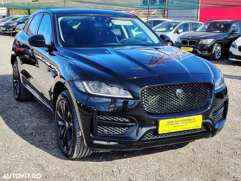 Culoarenegru Utilizat 2017 Jaguar F-Pace Ingenium SUV | 14.999 EUR - Imagine 1/4