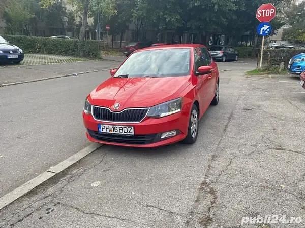 Rosu Utilizat 2016 Skoda Fabia Hatchback | 6.200 EUR (Preț OK) - Imagine 1/4