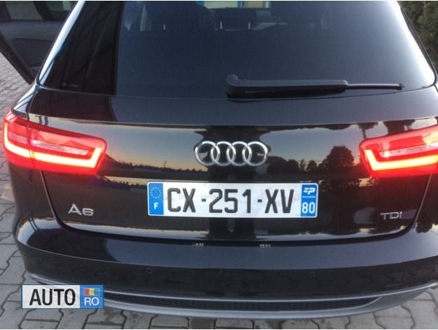 Negru Utilizat 2014 Audi A6 Break | 16.999 EUR (Scump) - Imagine 1/4