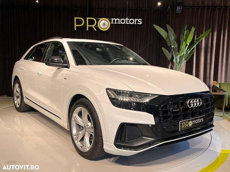 Culoarealb Utilizat 2020 Audi Q8 Advanced Plus SUV | 49.000 EUR (Super Preț) - Imagine 1/4