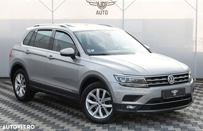 Gri Utilizat 2018 VW Tiguan Comfortline SUV | 18.999 EUR (Preț OK) - Imagine 1/4