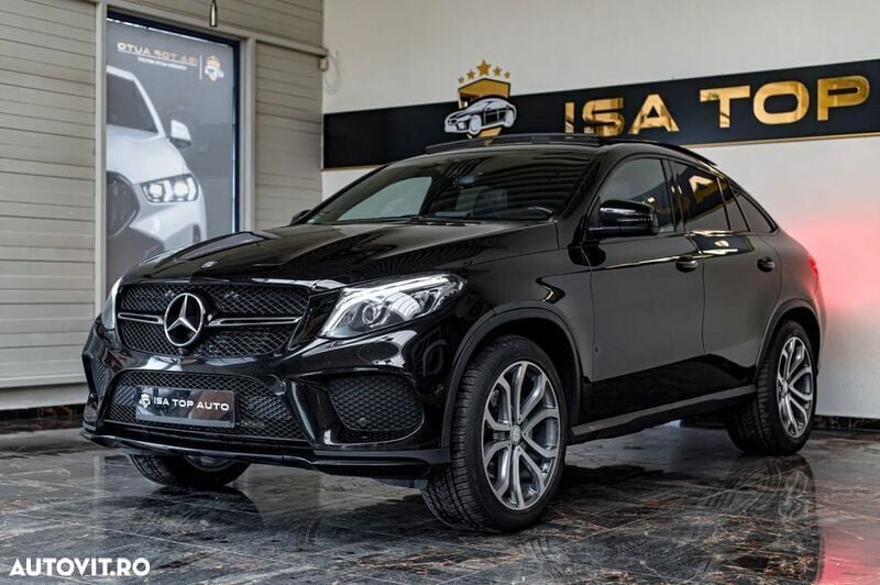 Negru Utilizat 2016 Mercedes GLE350 AMG line Coupe | 31.999 EUR (Preț bun) - Imagine 1/4