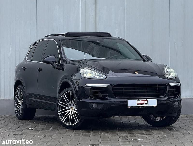 Second-hand Porsche Cayenne S Platinum Edition 420 CP (308 kW) 2015 Culoarenegru SUV