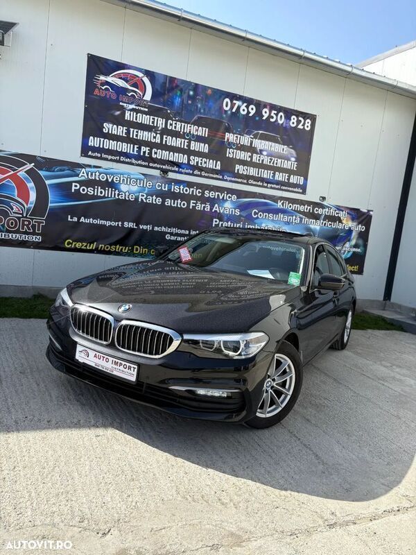 Negru Utilizat 2019 BMW 520 Berlinǎ | 20.468 EUR (Super Preț) - Imagine 1/4