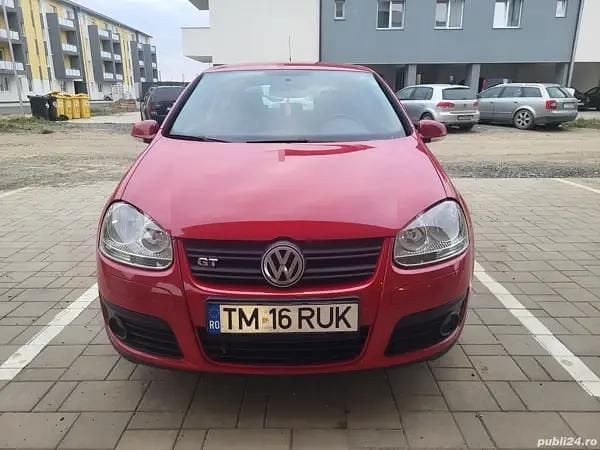 Rosu Utilizat 2007 VW Golf V GT Coupe | 3.599 EUR (Preț OK) - Imagine 1/4