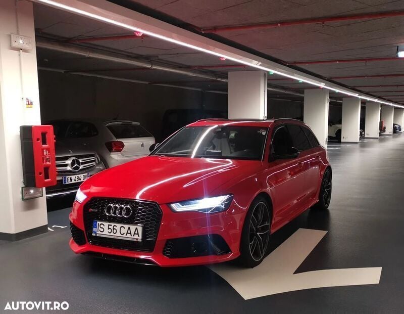 Rosu Utilizat 2014 Audi RS6 Break | 42.990 EUR - Imagine 1/4