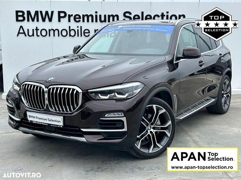 Second-hand BMW X5 Sport Line 265 CP (194 kW) 2019 Terra brown metallic metalizat SUV