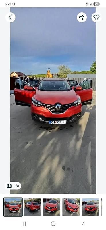 Utilizat 2015 Renault Kadjar SUV | 8.600 EUR (Super Preț) - Imagine 1/4