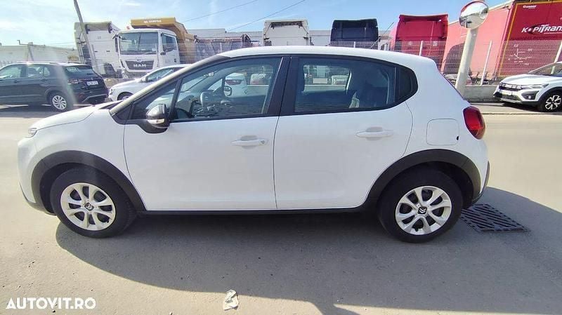 Culoarealb Utilizat 2022 Citroën C3 Hatchback | 7.999 EUR (Super Preț) - Imagine 1/4