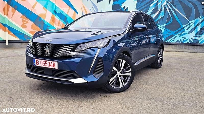 Culoarealbastru Utilizat 2021 Peugeot 3008 Allure SUV | 20.500 EUR (Preț OK) - Imagine 1/4