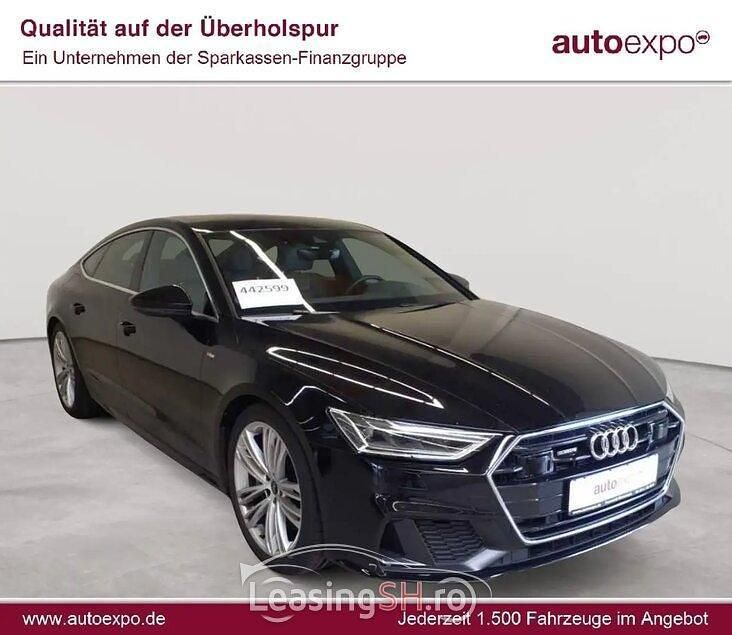 Negru Utilizat 2021 Audi A7 S-Line Hatchback | 47.859 EUR (Preț OK) - Imagine 1/4