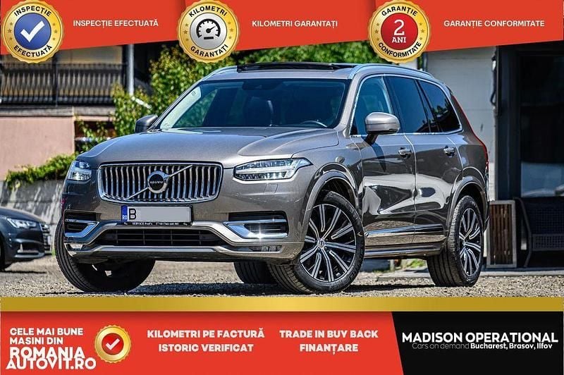 Gri Utilizat 2021 Volvo XC90 Momentum SUV | 38.150 EUR (Super Preț) - Imagine 1/4