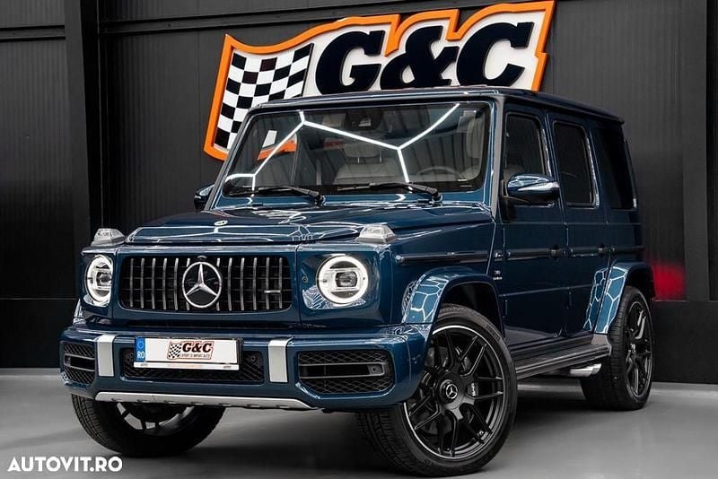 Culoarealbastru Utilizat 2023 Mercedes G63 AMG AMG SUV | 199.900 EUR (Super Preț) - Imagine 1/4