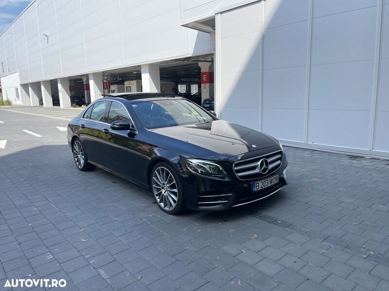 Negru Utilizat 2016 Mercedes E220 AMG line Berlinǎ | 23.500 EUR (Preț OK) - Imagine 1/4