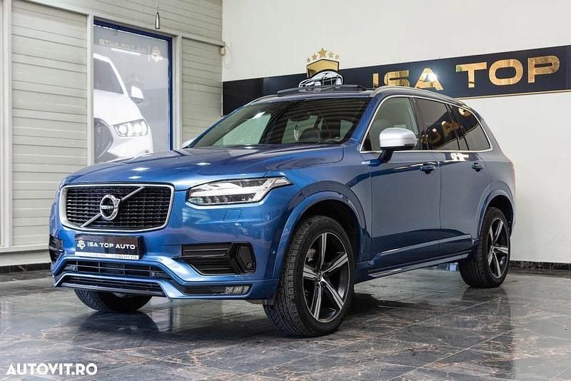 Albastru Utilizat 2018 Volvo XC90 R-Design SUV | 26.499 EUR (Preț OK) - Imagine 1/4