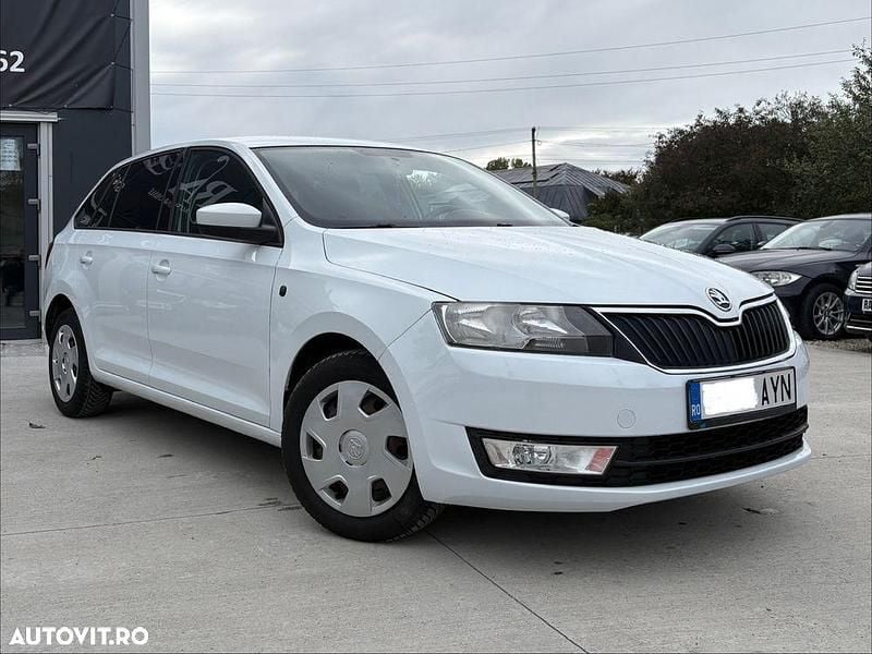 Culoarealb Utilizat 2014 Skoda Rapid Ambition Berlinǎ | 4.480 EUR (Preț bun) - Imagine 1/4