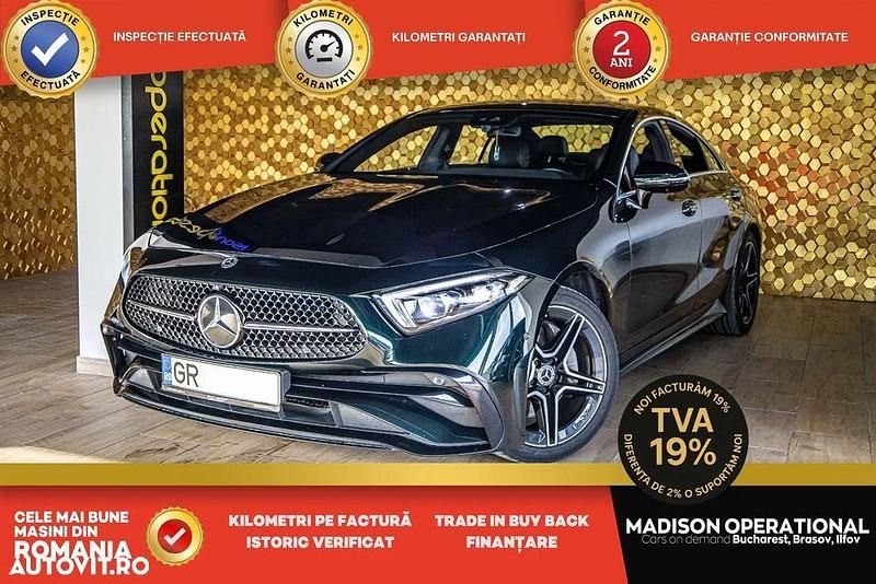 Negru Utilizat 2020 Mercedes CLS350 Coupe | 51.500 EUR - Imagine 1/4