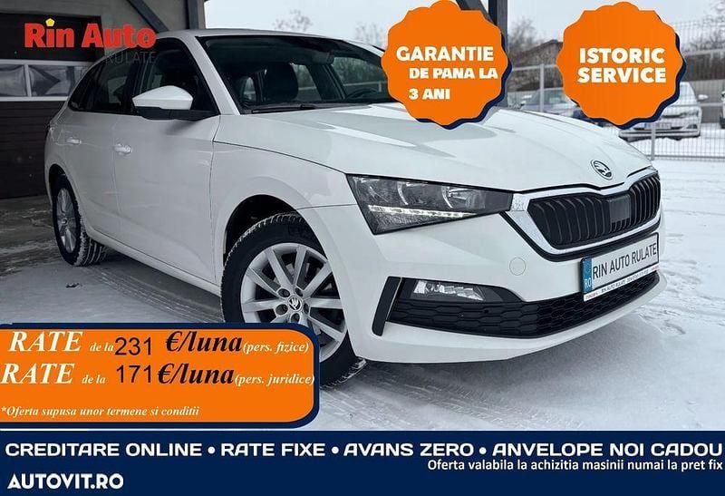 Culoarealb Utilizat 2021 Skoda Scala Ambition Hatchback | 9.990 EUR (Preț OK) - Imagine 1/4