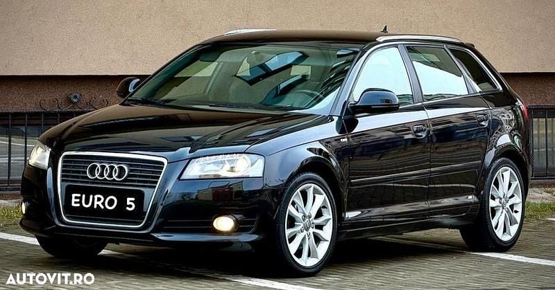 Second-hand Audi A3 S-Line 125 CP (91 kW) 2010 Culoarenegru Hatchback