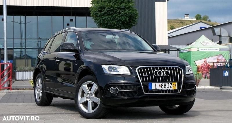 Negru Utilizat 2017 Audi Q5 SUV | 16.999 EUR (Super Preț) - Imagine 1/4