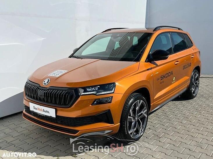 Portocaliu Nouă 2025 Skoda Karoq SportLine SUV | 36.957 EUR (Preț OK) - Imagine 1/4