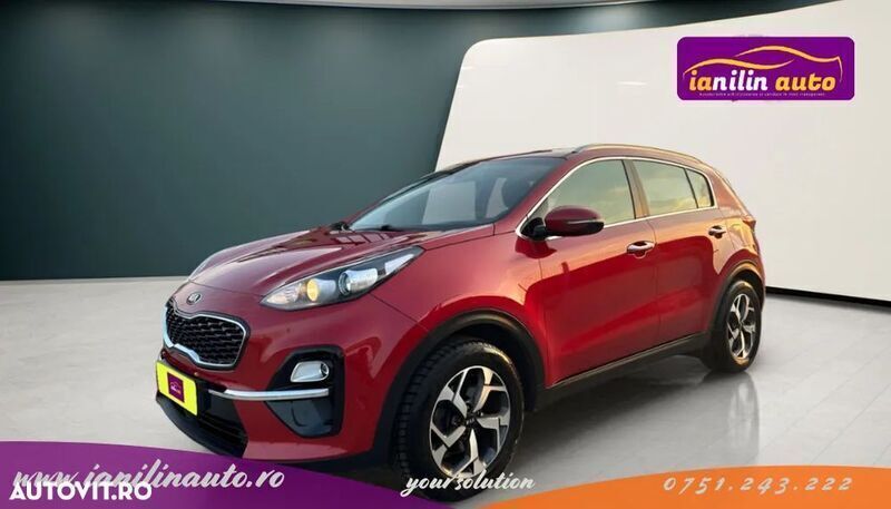 Rosu Utilizat 2019 Kia Sportage SUV | 16.390 EUR (Preț bun) - Imagine 1/4