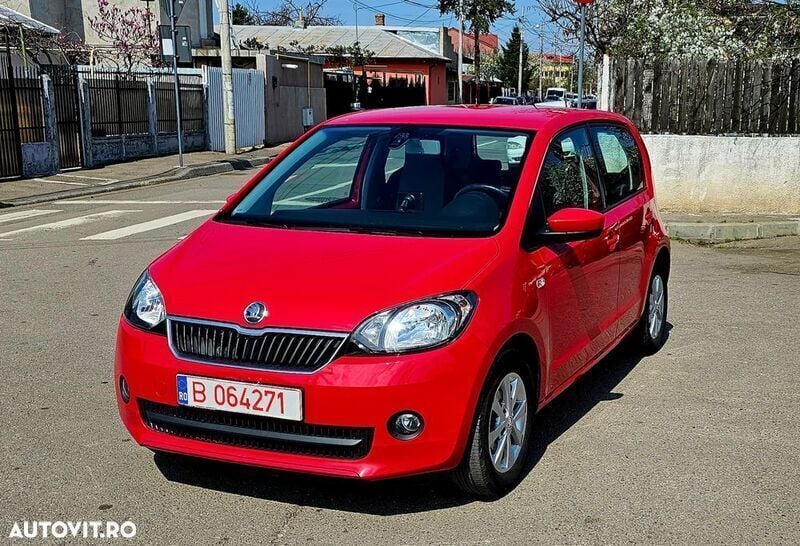 Rosu Utilizat 2014 Skoda Citigo Ambition Hatchback | 2.500 EUR - Imagine 1/4