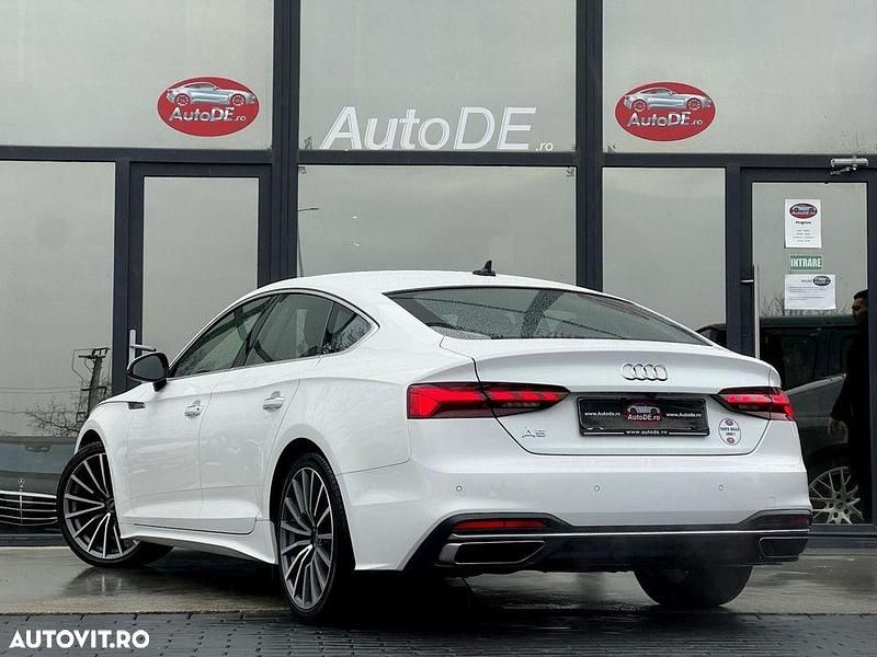 Second-hand Audi A5 Advanced 204 CP (150 kW) 2021 Culoarealb Coupe
