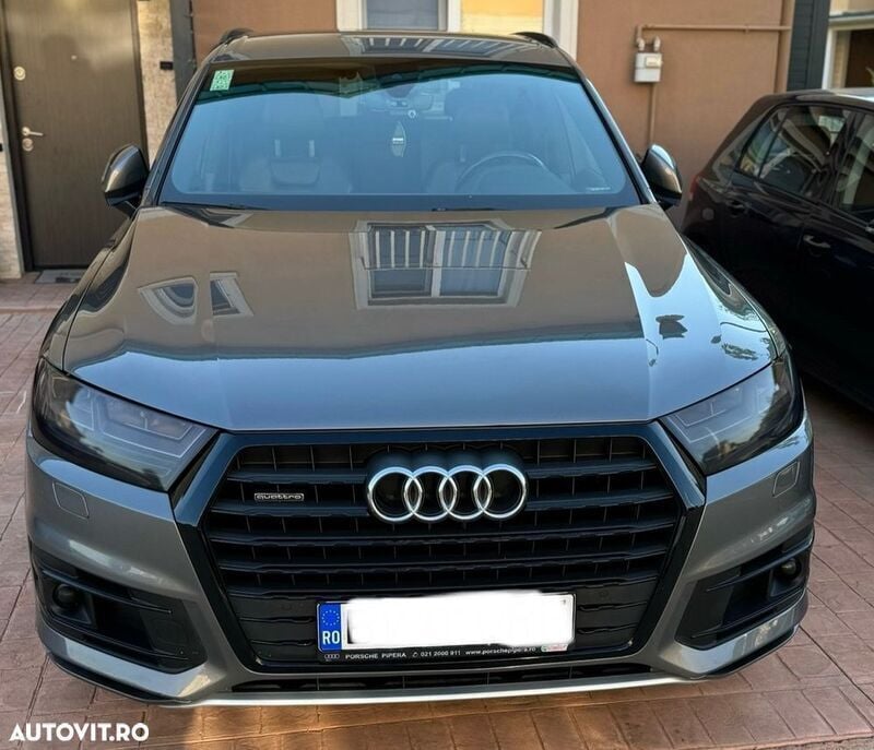 Gri Utilizat 2017 Audi Q7 SUV | 32.850 EUR (Super Preț) - Imagine 1/4